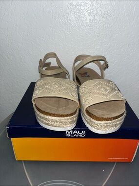 Maui Island Tan Espadrilles